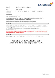 Kranstellung Langensendelbach