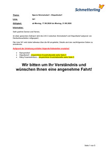 Sperre Simmelsdorf - Diepoltsdorf