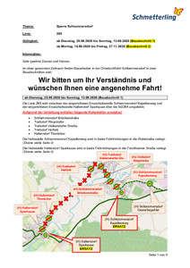 Sperre Schlammersdorf