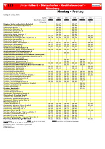Baufahrplan Linien 113, 114 ab 02.03.2026