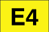 E4 auf gelb