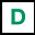 grünes D