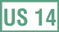 Wanderzeichen US 14