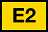 E2 auf gelb