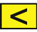 Pfeil links schwarz-gelb