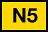 N5 auf gelb