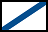 blauer Schrägstrich