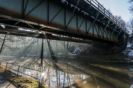 Bahnbrücke über die Pegnitz bei Neuhaus &ndash; (VGN &copy;&nbsp;VGN GmbH)