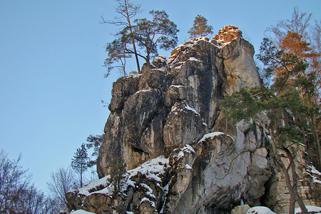 Kletterfelsen in der Fränkischen Schweiz &ndash; (08.02.2010, VGN &copy;&nbsp;VGN GmbH)