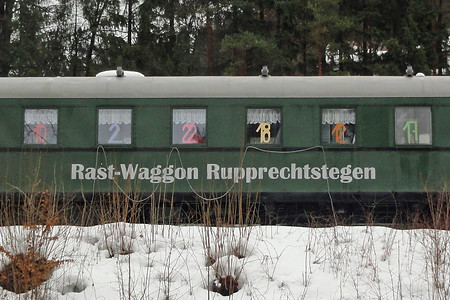 Der Rastwaggon in Rupprechtstegen &ndash; (07.01.2011, VGN &copy;&nbsp;VGN GmbH)