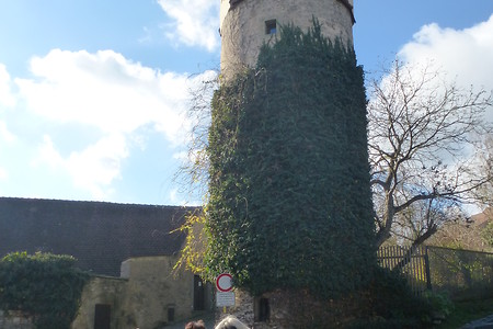 Turm in der Stadtmauer von Sulzfeld &ndash; (24.11.2015, VGN &copy;&nbsp;VGN GmbH)