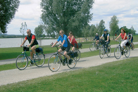 Radfahrer im Seenland &ndash; (VGN &copy;&nbsp;VGN GmbH)