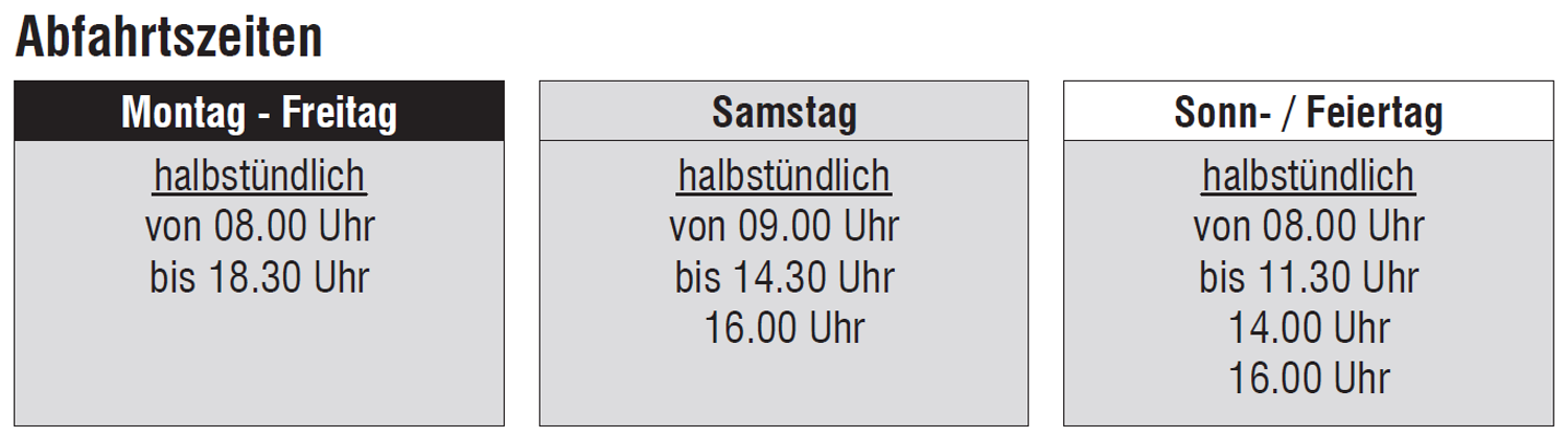 Tursolino BAXI Fahrplan &ndash;  (09.11.2023, &copy;&nbsp;VGN GmbH)