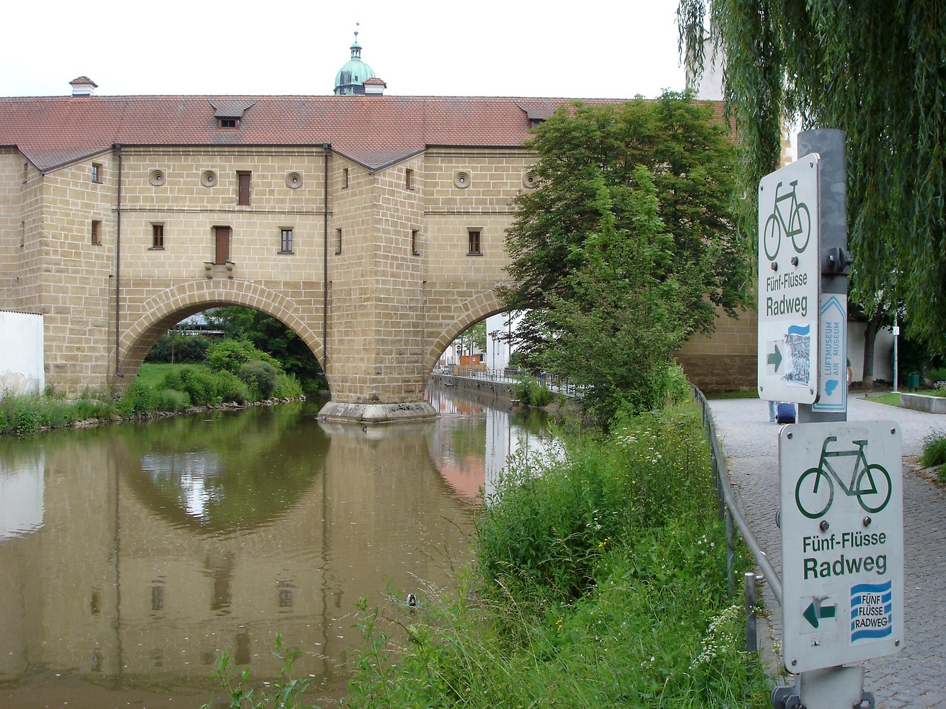 Amberg Stadtansichten Fünf-Flüsse-Radweg &ndash;  (21.08.2015, schreibwerk &copy;&nbsp;schreibwerk)
