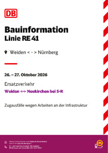 RE 41: Zugausfälle & SEV