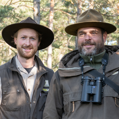 Ranger im Naturpark Hirschald