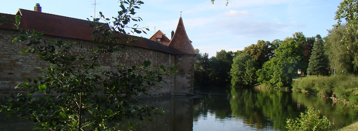 Stadtgraben in Weißenburg &ndash;  (28.08.2015, VGN &copy;&nbsp;VGN GmbH)