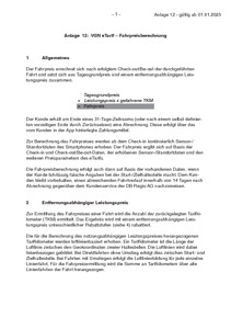 VGN eTarif – Fahrpreisberechnung