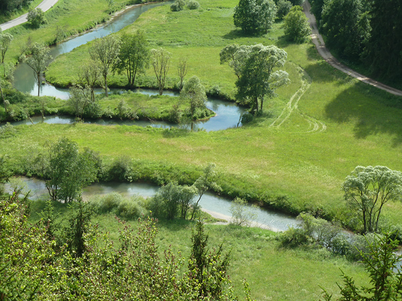 Lauterachtal &ndash; weites Grün im Naturpark Hirschwald  (&copy;&nbsp;VGN)