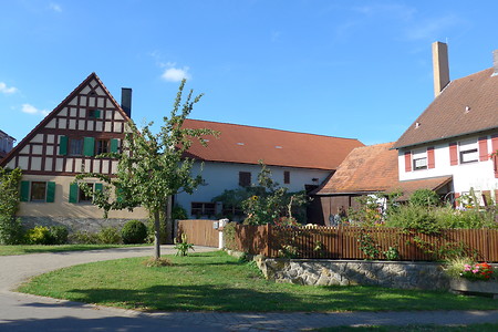 Fachwerkhäuser in Markt Nordheim &ndash; (14.03.2017, VGN &copy;&nbsp;VGN GmbH)