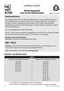 A700 rund um die Stadt Ansbach