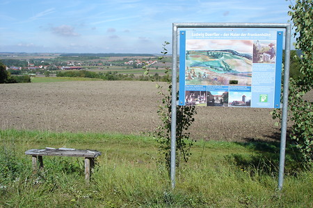 Vor Oberoestheim &ndash; (20.02.2019, R. Rück &copy;&nbsp;schreibwerk)