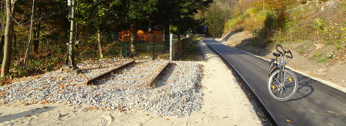 Neuer Radweg bei Warmensteinach &ndash;  (20.10.2018, S. Dassler &copy;&nbsp;VGN GmbH)