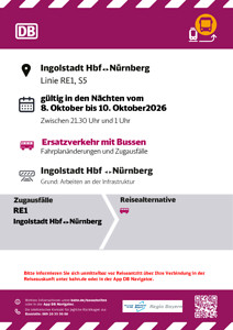 S5, RE 1: Zugausfälle & SEV