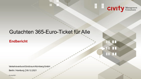 Studie zum 365-Euro-Ticket VGN