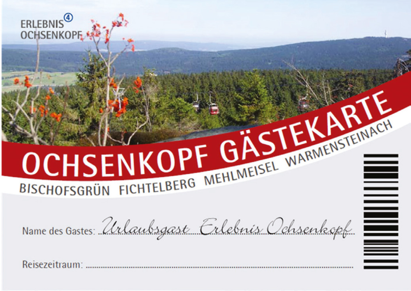 Gästekarte Ochsenkopf &ndash;  (VGN &copy;&nbsp;VGN GmbH)