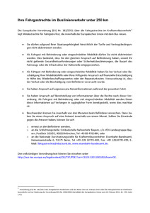 EU-Verordnung 181/2011, Zusammenfassung