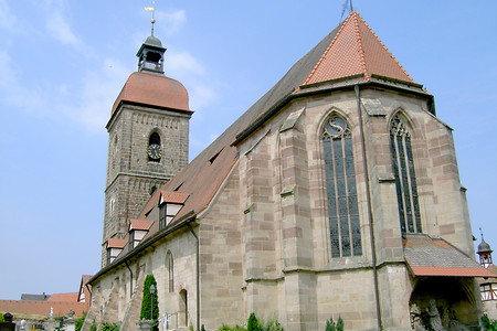 St. Laurentius Kirche in Roßtal &ndash; (16.01.2003, VGN &copy;&nbsp;VGN GmbH)