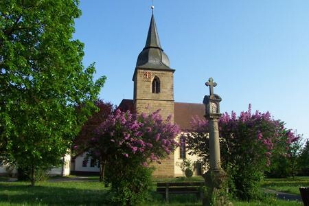 Kirche in Wiesen &ndash; (07.02.2017, VGN &copy;&nbsp;VGN GmbH)