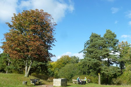 Rast an der Kreuzeiche &ndash; (09.02.2018, VGN &copy;&nbsp;VGN GmbH)