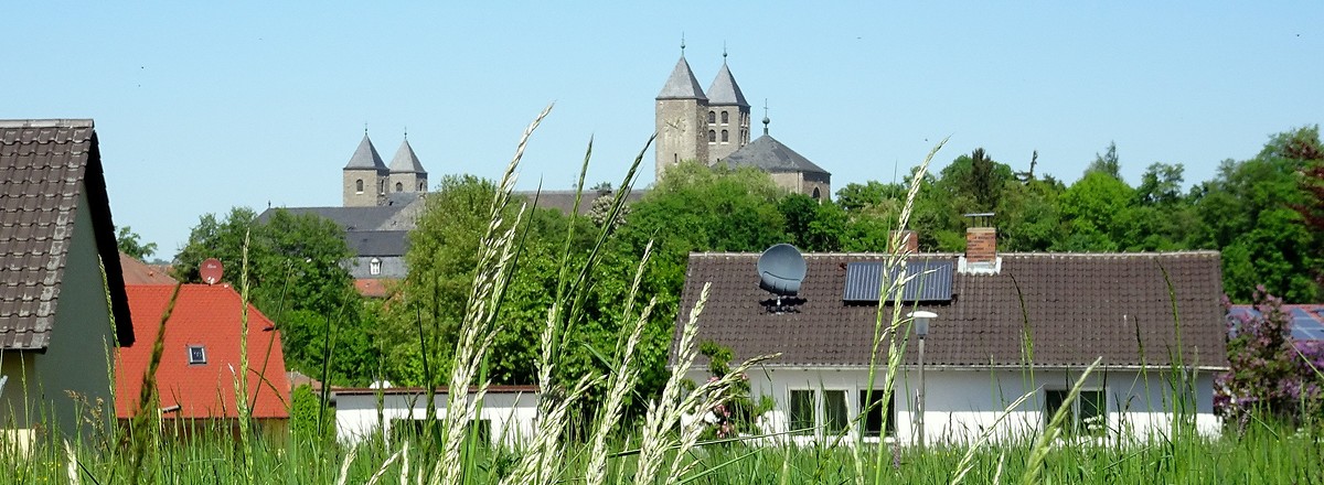 Blick aufs Kloster Münzerschwarzach &ndash;  (05.06.2018, S. Dassler &copy;&nbsp;VGN GmbH)