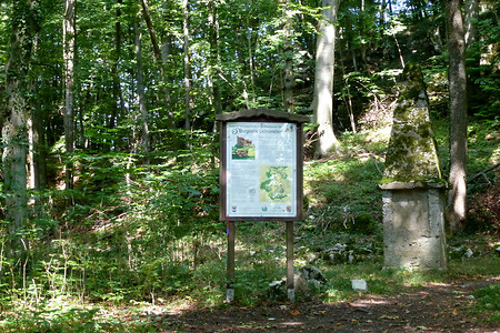 Infotafel Burgruine Lichtenstein &ndash; (07.09.2013, VGN &copy;&nbsp;VGN GmbH)