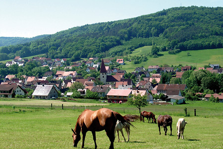 Blick auf Offenhausen &ndash; (VGN &copy;&nbsp;VGN GmbH und örtliche Gemeinden)