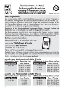 A540 Parsberg / Lupburg / Hohenfels / Dietfurt / Breitenbrunn