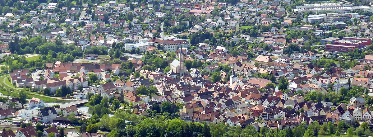 Blick auf die Altstadt von Ebermannstadt &ndash;  (25.05.2014, VGN &copy;&nbsp;VGN GmbH)