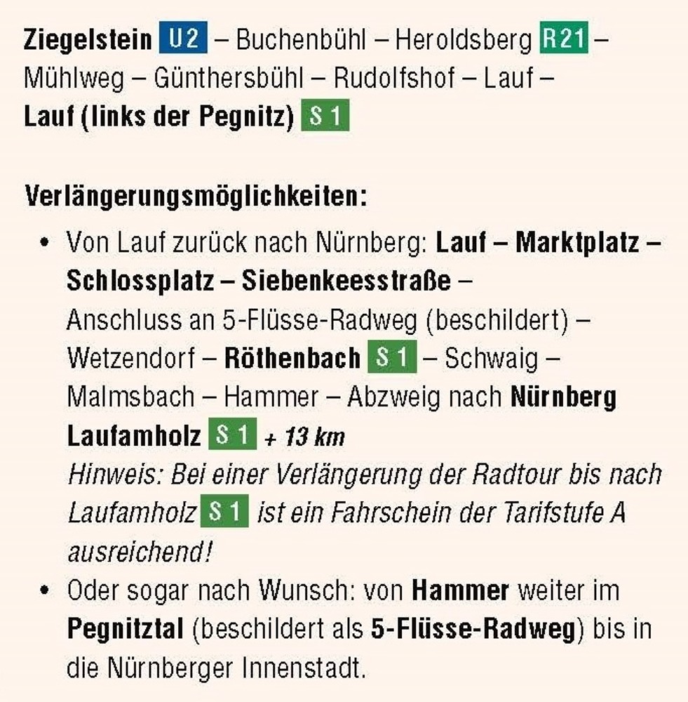 Wegverlauf Tour 8.1 &ndash;  (22.02.2018, VGN &copy;&nbsp;VGN GmbH)