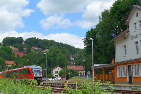 Gräfenberg Bahnhof &ndash; (18.02.2019, Gertrud Härer &copy;&nbsp;Gertrud Härer)