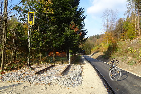 Neuer Radweg bei Warmensteinach &ndash; (20.10.2018, S. Dassler &copy;&nbsp;VGN GmbH)