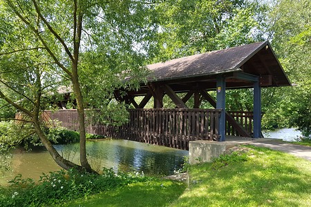 Holzbrücke in Marktzeuln &ndash; (15.06.2019, S. Dassler &copy;&nbsp;VGN GmbH)