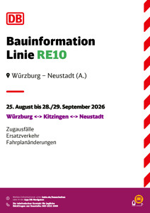 RE 10: Frühere Abfahrtszeiten, Zugausfälle & SEV