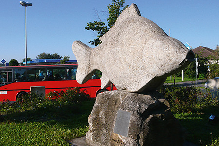 Karpfen Skulptur &ndash; (06.09.2010, up3 &copy;&nbsp;up3)
