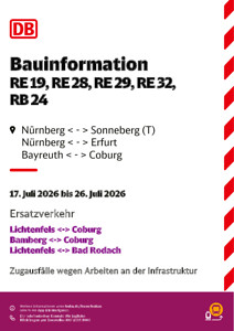 RE 14, RE 19, RE 28, RE 29, RE 32, RB 24: Frühere Abfahrtszeiten, Zugausfälle & SEV