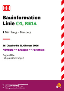 S1, RE 14: Spätere Abfahrtszeiten & ersatzlose Zugausfälle