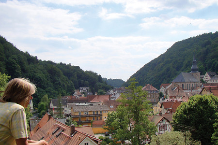 Blick auf die Dächer von Bad Berneck &ndash; (VGN &copy;&nbsp;VGN GmbH)