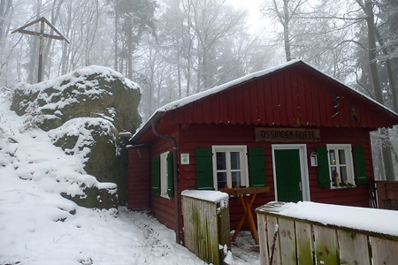 Ossinger Hütte im Winter &ndash; (VGN &copy;&nbsp;VGN GmbH)