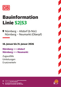 S2, S3: Zugausfälle & SEV